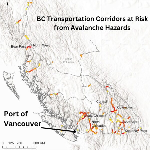 La Nina Impacts British Columbia Transportation Corridors